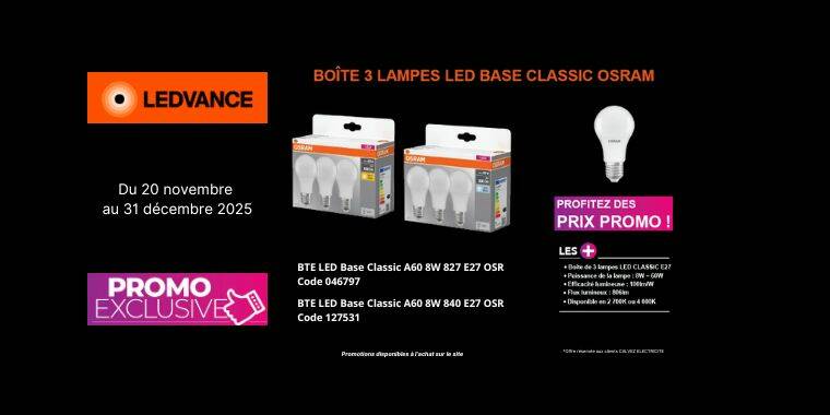 Ledvance promp pack de lampes